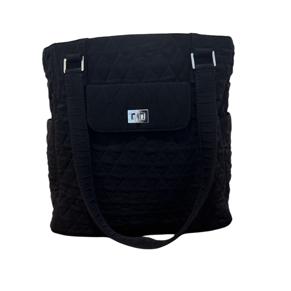 Vera Bradley Black Quilted Tote